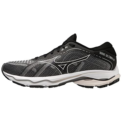Mizuno Wave Ultima 14 Zapatillas para correr de carretera para Mujer, Negro (Black/Silver/Nimbus Cloud), 39 EU