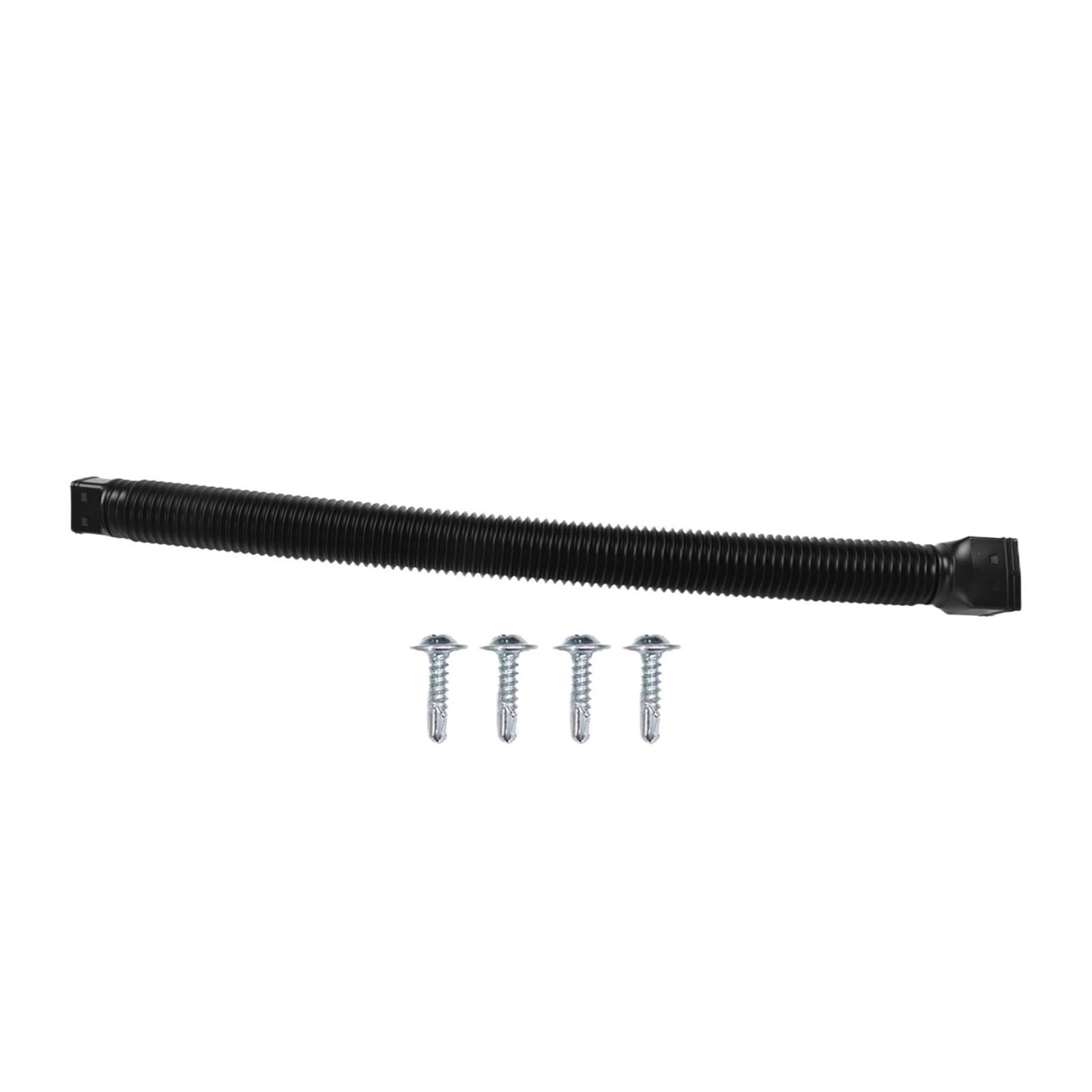 Xvdrfsd Black Drain Pipe Downspout Extender Retractable Rain Gutter Drainage Pipe Down Spout Drain Extensions(Black)