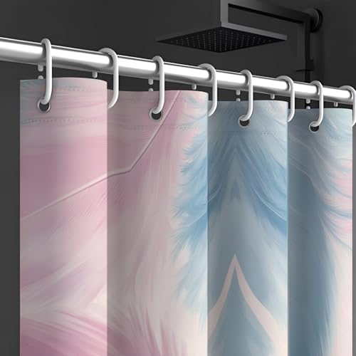 Rideau de douche moderne 180x180 lavable rideau de bain polyester à œillets