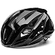 Briko Quasar Fahrradhelm für Erwachsene in Shiny Black, Größe M