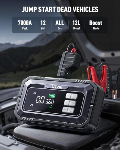 Portable Jump Starter with 150PSI Compressor