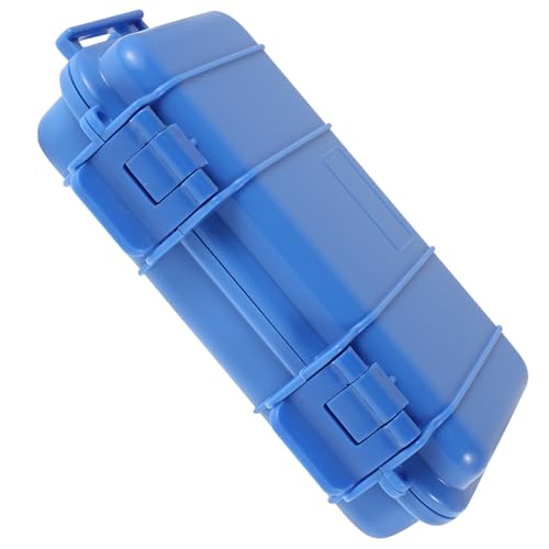Operitacx Storage Box Airtight Phone Case Wear- Protective Box for Outdoor Activities Complete Sealing for Dirt and Water Sky-Blue