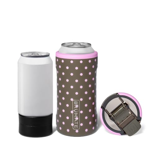 Image of BruMate Hopsulator Trio 3-in-1 Insulated Can Cooler for 12oz / 16oz Cans + 100% Leak Proof Tumbler with Lid | Insulated for Beer, Soda, and Energy Drinks