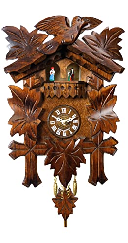 Trenkle Pendulette en Miniature de la Forêt Noire, Danseurs tournants TU 262 PQ