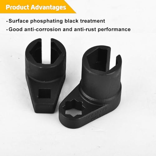 karlass Car Drive Oxygen Sensor 3/8Inch Socket Offset Wrench Remover Tool - Thumbnail 3