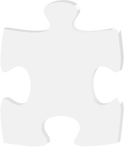 BETAGT Puzzleteil-Fräser-Schablonen, klare Acryl-Router-Schablone für Holzbearbe