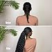 Cotton Creations Custom Ponytail Sleeve with Hair Extensions, Make Your Own Ponytail