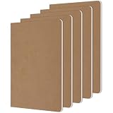 Thboxes 5 Stück Notizbuch A5 Liniert, Notebook mit 30 Blatt...