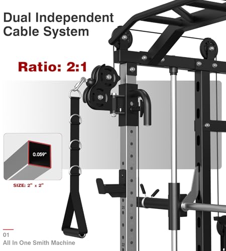 Smith machine gym system