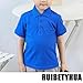 RUIBETYHUA Little Boys Girls Summer 100% Cotton Polo Shirts T Shirts Tops Baby Shirts Outfits,Blue,2-3Years