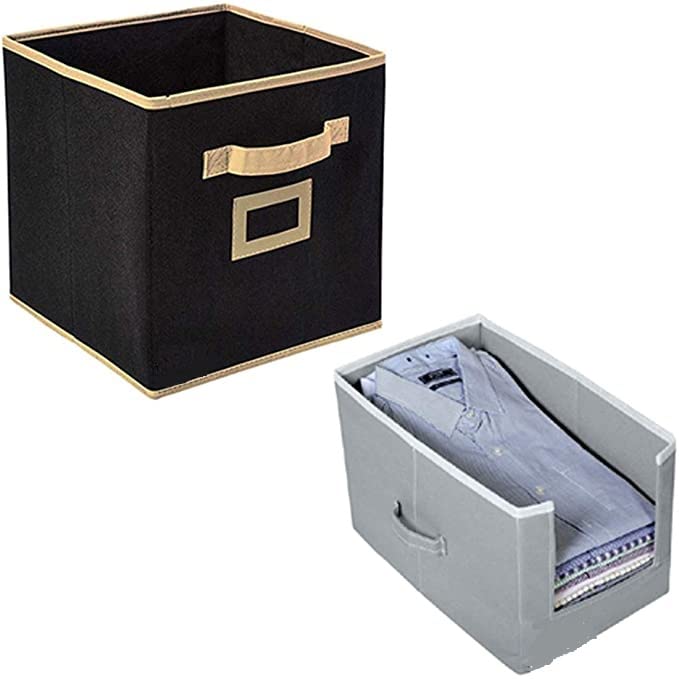 JUST ONE CLICK SOLUTION Foldable Storage Box for Toys with Handle