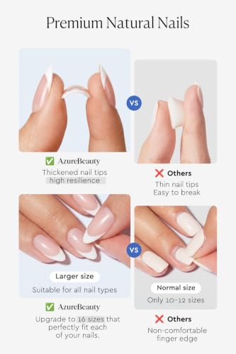 Image of AZUREBEAUTY Press on Nails Short Almond