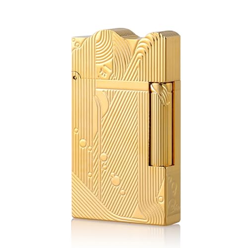 JTDunant Sanji One Piece Lighter Iconic Ping Sound Brass Lighter | Luxury Anime Gift for Men Adjustable Soft Flame Sleeping Mermaid Collectible