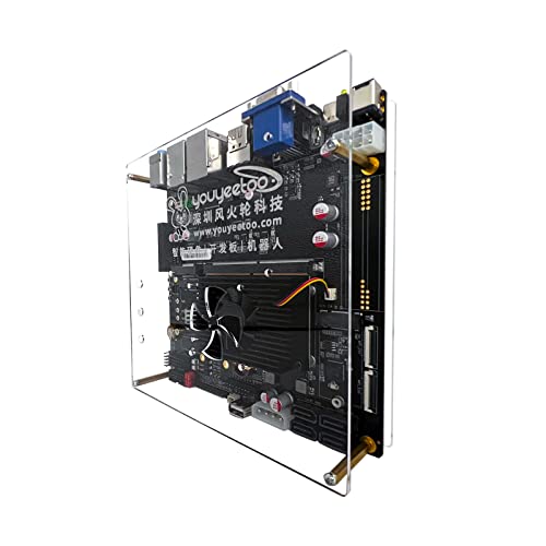 Gabinete acrílico WayPonDEV para placa base Mini-ITX ITX-3588J / AIO-RK3588J miniatura 7