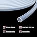 LAVMHAB Silicone Tubing Food Grade Hoses 2mm x 4mm, Length 2 Meters (6.5ft), Flexible Silicone Rubber Tube Air Hose Water Pipes