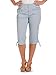 Lee Women's Relaxed Fit Grayson Knit Waist Capri Pant