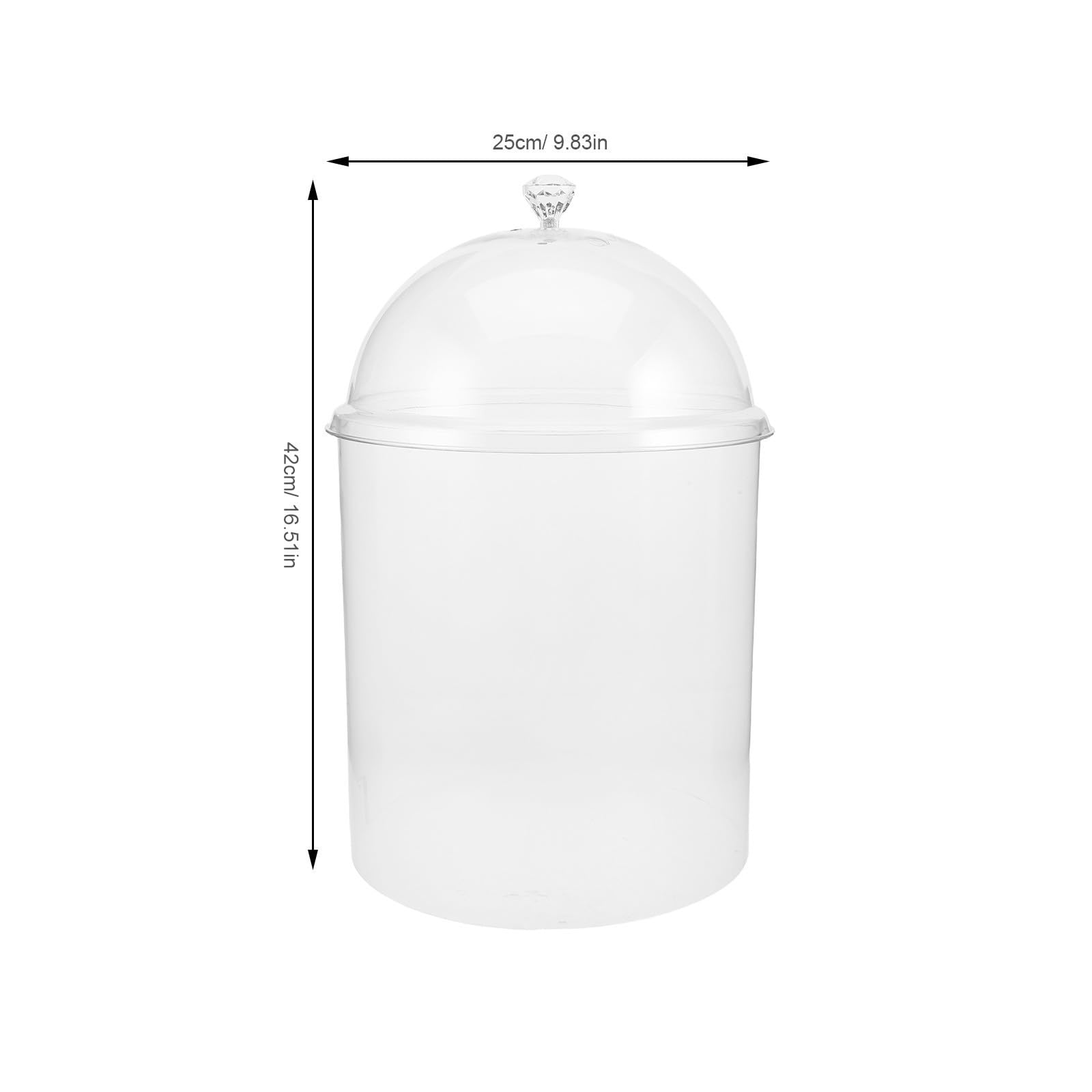 Coperchio Insonorizzato in Acrilico per Frullatore, Altezza 36 CM