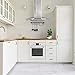 CIARRA CAS90502 Wall Mount Range Hood 36 inch, Vent Hood for Kitchen with 450 CFM, Stove Hood in Stainless Steel, 3 Speed Exhaust Fan & Aluminum Filters, Touch Control, Ducted/Ductless Convertible