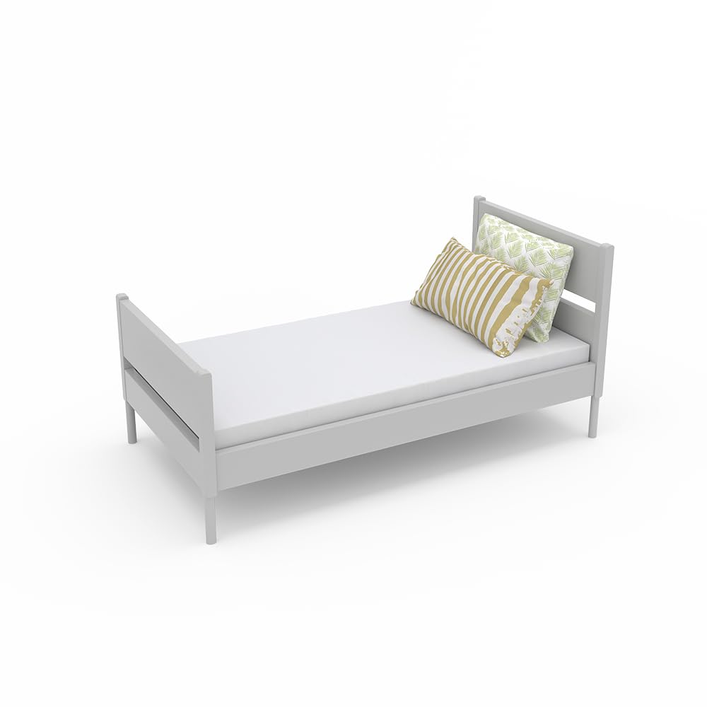 VitaliSpa Matelas pour Enfants, Blanc, 140x70cm, avec Housse Respirante et système de Housse Amovible