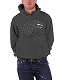  De juego de Producto Oficial de Juego de Tronos Stark para hombre Winter Is Coming gris sudadera con capucha