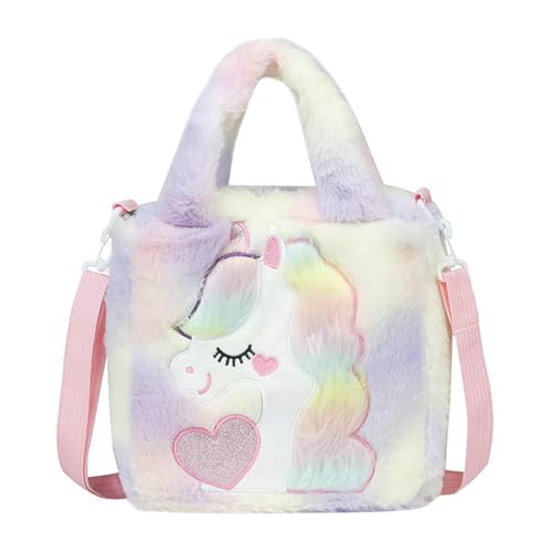 1 Stück Cartoon Animal Crossbody -Tasche, Süße Umhängetasche, Kinderbodentasche, Plüsch -Umhängetasche, Umhängetasche Mit Großer Kapazität.