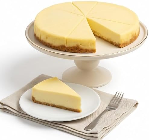 ANDY ANAND CHOCOLATIER Sugar Free New York Cheesecake - Unique Flavor, Amazingly Delicious & Diabetic Friendly 9" low Carb Cake With No Preservatives, Perfect For Guilt Free Indulgence (2 lb)