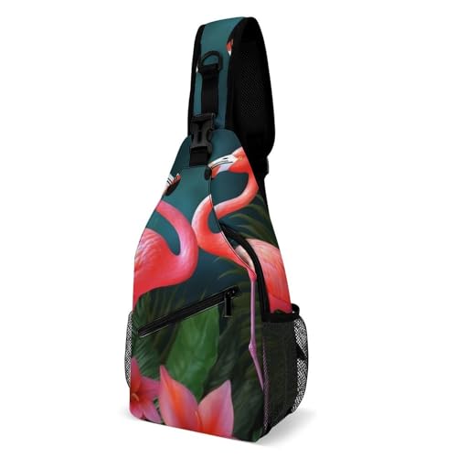 Mochila tipo bandolera blanca para deporte y senderismo