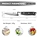 Dnifo Paring Knife, Fruit Peeling Knife Japanese VG10 Damascus Steel 67 Layer Razor-Sharp-3.5 Inch Kitchen Knife Stainless Steel Small Sharp Knife with High-Density Fiber Handle for Kitchen Cutting