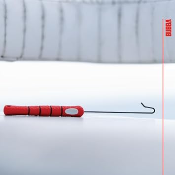 BUBBA Small Hook Remover with Curved Design, Non-Slip Grip, for Fish Hook Removal, Fishing, and Outdoors