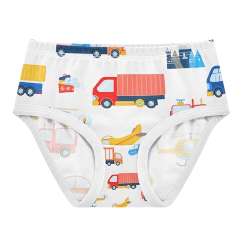 Colorful Vehicles Trucks Toddler Girls's Underwear 2T 202c1259