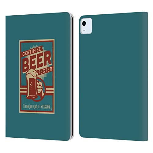 Coque Apple iPad Air 2020 étui cuir portefeuille Lantern Press bière