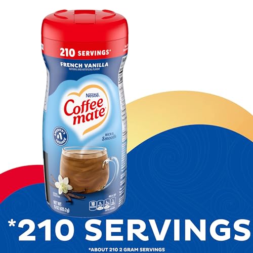 Coffee mate French Vanilla, Hazelnut Powdered Creamer Variety, 15 oz (Pack of 2) - image 4