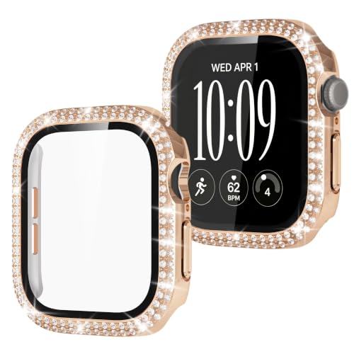 Wugongyan 2 Pack Bling Screen Protector Case for Apple Watch Series 12 42mm by Wugongyan - Used condition - US$11.08