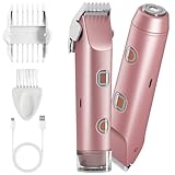 [Sûr et indolore] La tête de coupe pour poils longs garantit que les dents en céramique et les dents arrondies en acier inoxydable reposent à plat contre la peau, offrant une coupe nette et lisse sans irritation. Elle peut couper les poils jusqu'à 0,3-6 mm. La tête de coupe ronde est dotée de lames en acier de précision avec un design flottant 5D, éliminant avec précision les poils courts et les taches brunes pour une peau lisse et douce