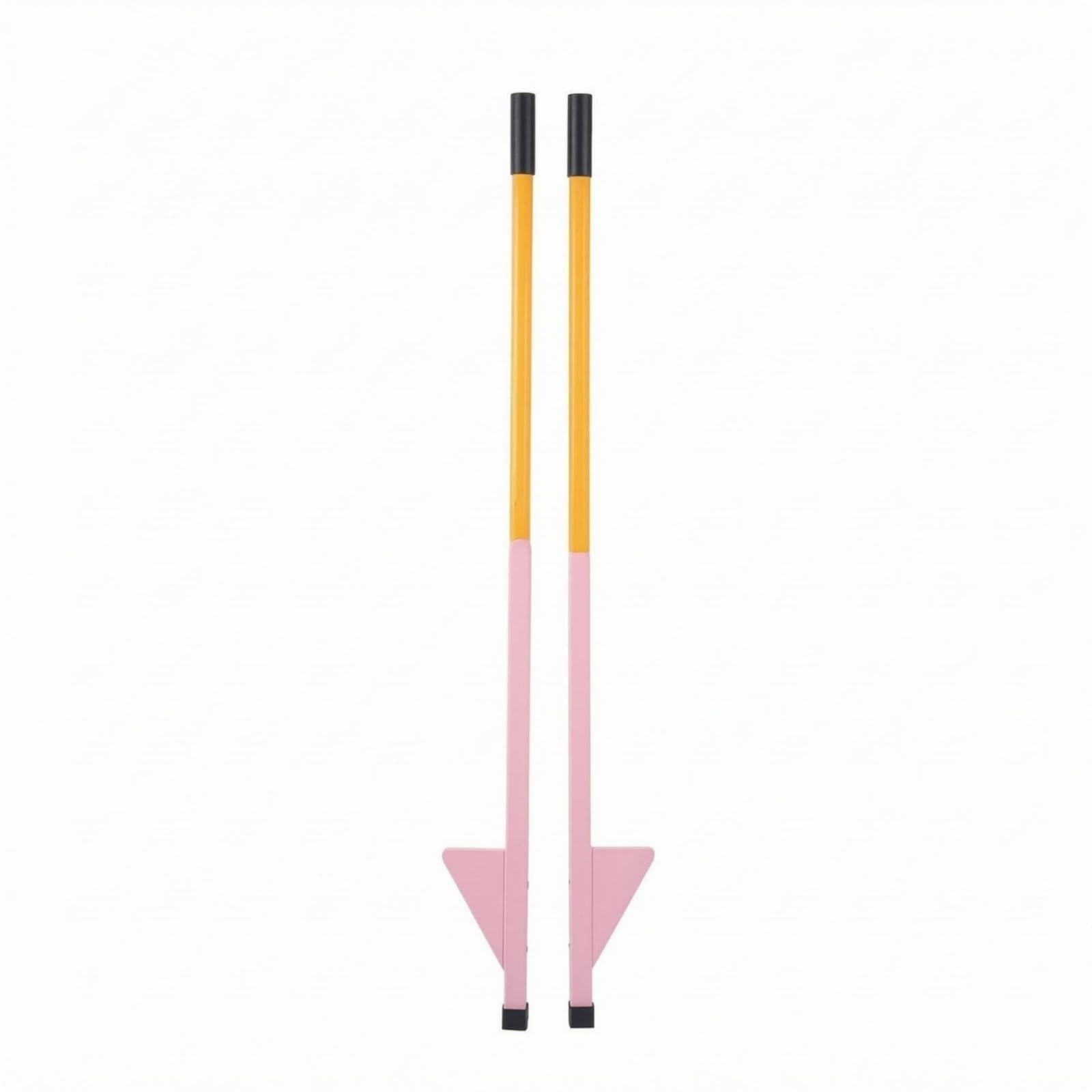 Trampoli Legno Naturale con Piattaforma Trampoli 90 Cm Coordinazione Gioco di Equilibrio, Rosa, 90
