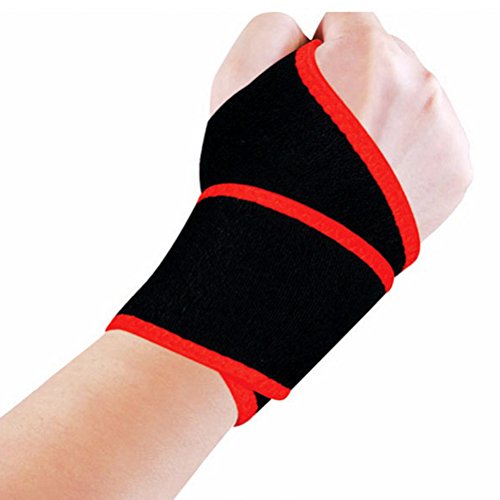 WINOMO Muñequeras Transpirables Soportes de la muñeca para Deportes Trabajo Uso Diario y Actividades al Aire Libre Ayuda con la Tendinitis