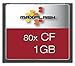 Produktbild Maxflash Compact Flash (CF) Card 1GB Speicherkarte (original Handelsverpackung)