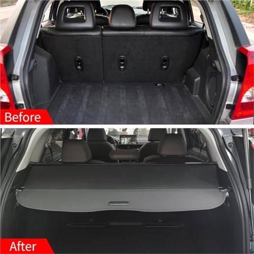 Cubierta de carga maletero retráctil Dodge Caliber 2007-2012 cuero 6