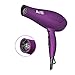 Matte Purple Hair Dryer 1875W Powerful Fast Drying Negetive Ion Blow Dryer Strong Air Flow 2 Speed & 3 Heat Settings DC Motor Plus One Concentrator
