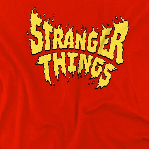 Sweat à capuche Stranger Things Flame rouge taille 7-8 ans pour enfant