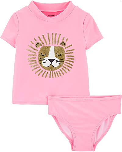 Carter's Baby-Girls Swimwear Set (Lion, 12m)