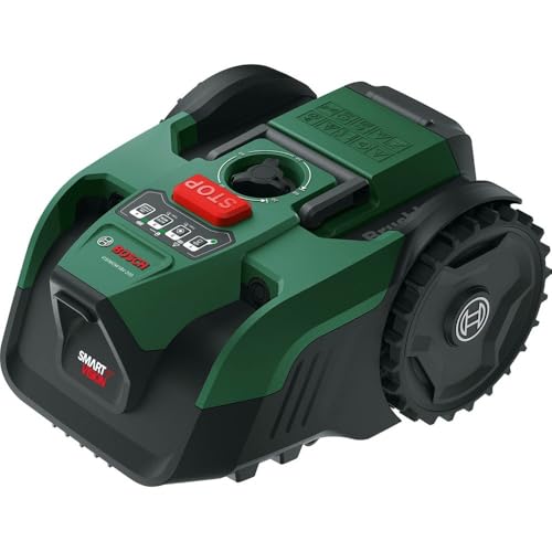 Cortacésped inalámbrico Bosch ROTAK18V2-43 para cortar césped alto sin cables 6