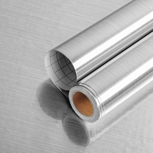 RANJIMA Film miroir, autocollant, 40 x 500 cm, pour miroir mural, armoire, décoration murale, carreaux de miroir, film de meubles pour salon, bureau, décoration de la maison