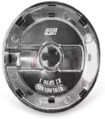 Replacement Part-For Whirlpool KIP5F70 1, W10180180 Control Knob, Off-Lo-Med-Hi-Lite, Stainless/Black
