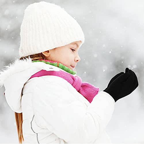 Toddor 12 Pairs Kid's Winter Magic Gloves Children Stretchy Warm Knit Gloves For Boys Or Girls #TOP6