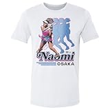 500 LEVEL Naomi Osaka Retro Shirt (White, Large)