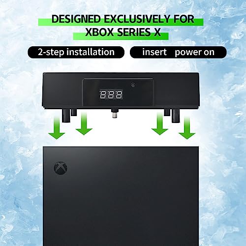 BEDAIL Xbx Series X Cooling Fan Automatic Adjustable Speed by Temperature,RGB LED Display, 1500/1750/2000RPM (140MM) High Performance, Low Noise - Image 3