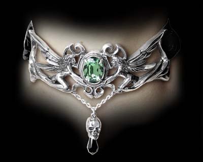 Alchemy Gothic La Fleur De Baudelaire Choker Pendant | Desertcart 