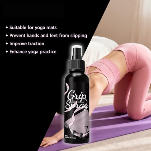 Spray nettoyant pour tapis de yoga – Liquide rafraîchissant naturel antidérapant pour équipement de gym | Désodorisant non collant pour chaussures, gants, casques, équipements sportifs, studio de – vue 5