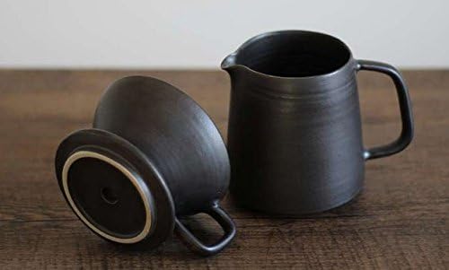 TSVB King size coffee pot gift set-handmade vintage coffee pot, milk pot ceramic coffee Dripper,1